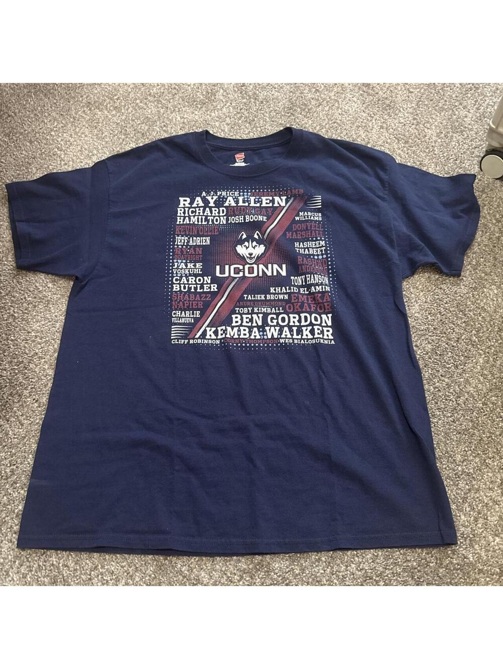 Men's Navy and Blue Tshirt